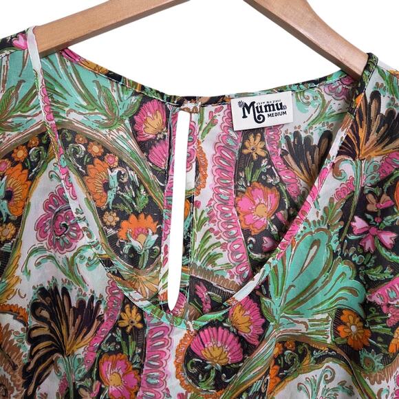 Show Me Your Mumu Rowdy Romper Paisley Womens M Boho Festival Fairly Forest - Picture 5 of 10